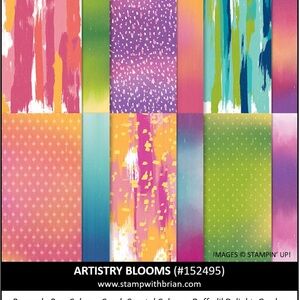 Stampin Up! Artistry Blooms 12" X12" DESIGNER SERIES PAPER